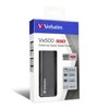 Išorinis kietasis diskas SSD Verbatim Vx500 480GB, USB 3.1, Gen 2, pilkas / V47443