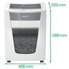 Dokumentų naikiklis LEITZ IQ Office Pro, P4, 30L, 20 lapų/80gsm
