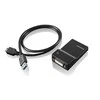 Lenovo USB 3.0 - DVI/VGA USB A DVI/VGA Juoda