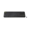 Belaidė klaviatūra Logitech K400 Plus, juoda