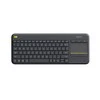 Belaidė klaviatūra Logitech K400 Plus, juoda