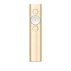 Logitech Spotlight belaidis valdymo pultas pristatymams Bluetooth/RF Auksas