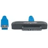 Manhattan 130424 kabelių sąsaja / invertavimo adapteris USB 3.0 SATA L-type Juoda