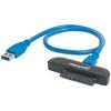 Manhattan 130424 kabelių sąsaja / invertavimo adapteris USB 3.0 SATA L-type Juoda