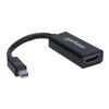 StarTech Manhattan 151528 kabelių sąsaja / invertavimo adapteris Mini DisplayPort HDMI Juoda