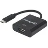 Manhattan 151788 kabelių sąsaja / invertavimo adapteris USB-C HDMI Juoda
