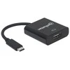 Manhattan 151788 kabelių sąsaja / invertavimo adapteris USB-C HDMI Juoda