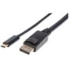 Manhattan 152464 vaizdo kabelio adapteris 2 m C tipo USB DisplayPort Juoda