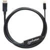 Manhattan 152464 vaizdo kabelio adapteris 2 m C tipo USB DisplayPort Juoda