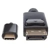 Manhattan 152464 vaizdo kabelio adapteris 2 m C tipo USB DisplayPort Juoda
