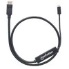 Intracom MANHATTAN USB-C į DisplayPort adapterio kabelis 1m konvertuoja DP Alt režimo signalą į 4K DP išvestį 1 m 3 pėdos Juodas