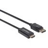 Manhattan 152662 vaizdo kabelio adapteris 1 m DisplayPort HDMI Juoda