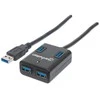 Manhattan 162296 sąsajos šakotuvas USB 3.2 Gen 1 (3.1 Gen 1) Type-A 5000 Mbit/ai Juoda