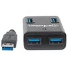 Manhattan 162296 sąsajos šakotuvas USB 3.2 Gen 1 (3.1 Gen 1) Type-A 5000 Mbit/ai Juoda