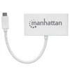 Intracom MANHATTAN USB-C 3.1 Gen 1 Type-C Hub USB Type-C kile su trimis A tipo prievadais ir vienu C tipo maitinimo tiekimo prievadu