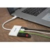 Intracom MANHATTAN USB-C 3.1 Gen 1 Type-C Hub USB Type-C kile su trimis A tipo prievadais ir vienu C tipo maitinimo tiekimo prievadu