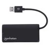 Manhattan 164900 sąsajos šakotuvas USB 3.2 Gen 1 (3.1 Gen 1) Type-A 5000 Mbit/ai Juoda