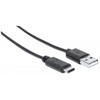 Goobay MANHATTAN USB A - USB C laidas, 1m