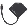 StarTech Intracom MANHATTAN 3-in-1 4K Mini DP Adapteris Mini DisplayPort Male to HDMI/DVI/VGA Female Passive Juodas