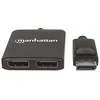 Manhattan 207768 vaizdo signalų daliklis DisplayPort 2x DisplayPort