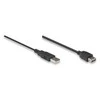 StarTech Manhattan 338653 USB kabelis 1,8 m 2.0 USB A Juoda