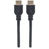 Intracom MANHATTAN CL3 didelės spartos HDMI kabelis 2m su eterneto vidinės sienelės vardiniu HDMI kištukiniu ir kištuku ekranuotas Juodas