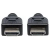 Manhattan 353946 HDMI kabelis 3 m HDMI A tipo (standartinis) Juoda