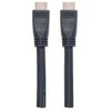 MANHATTAN CL3 didelės spartos HDMI kabelis 10m su eterneto vidinės sienelės vardiniu HDMI kištuku į kištuku ekranuotas Juodas