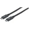 MANHATTAN  354905 SuperSpeed USB-C Device Cable USB 3.2 Gen 1, Type-C Male to Type-C Male, 5 Gbps, 2 m, Juodas