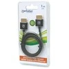 Manhattan 394352 HDMI kabelis 1 m HDMI A tipo (standartinis) Juoda