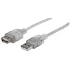 Manhattan Hi-Speed USB 2.0 USB kabelis 4,5 m USB A Sidabras