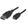 StarTech Manhattan didelės spartos USB įrenginio laidas USB kabelis 0,5 m USB A Micro-USB B Juoda