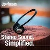 Manhattan Stereo Ausinės Su lankeliu Juoda