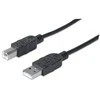 StarTech Manhattan USB 2.0 A/B USB kabelis 1,8 m USB A USB B Juoda