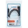 Manhattan USB 3.1 C/Micro-B, 1 m USB laidas 3.2 Gen 1 (3.1 Gen 1) USB C Micro-USB B Juoda