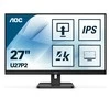 AOC U27P2 27inch UHD 4K Monitorius USB VGA DVI HDMI