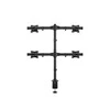 Laikiklis Multibrackets MB DESKMOUNT BASIC QUAD Juodas MAX 7.5KG