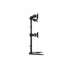 Laikiklis Multibrackets MB DESKSTAND BASIC QUAD Juodas MAX 10KG