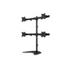 Laikiklis Multibrackets MB DESKSTAND BASIC QUAD Juodas MAX 10KG