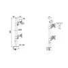 Laikiklis Multibrackets MB VESA DESKMOUNT OFFICELINE DUAL VERTICAL Baltas