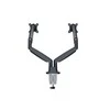 Multibrackets 3286 monitoriaus laikiklis arba stovas 68,6 cm (27") Gnybtas Juoda, Sidabras