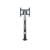Multibrackets 7123 monitoriaus laikiklis arba stovas 124,5 cm (49") Gnybtas Juoda