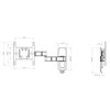 Laikiklis Multibrackets Multibracket M VESA Flexarm Tilt &amp; Turn III Small