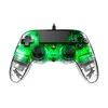 NACON PS4OFCPADCLGREEN žaidimų valdiklis Žaidimų pultelis PlayStation 4 Analoginis / skaitmeninis Žalia, Permatomas
