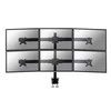 Newstar FPMA-D700D6 monitoriaus laikiklis arba stovas 68,6 cm (27") Gnybtas Juoda