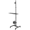 Pelė Neomounts Newstar FPMA-MOBILE1700 reklaminio ekrano laikiklis 81,3 cm (32") Juoda