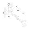Neomounts Newstar FPMA-W935 televizoriaus laikiklis 101,6 cm (40") Sidabras