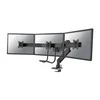 Neomounts Newstar NM-D775DX3BLACK monitoriaus laikiklis arba stovas 61 cm (24") Gnybtas / varžtai Juoda