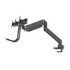 Neomounts Newstar NM-D775DX3BLACK monitoriaus laikiklis arba stovas 61 cm (24") Gnybtas / varžtai Juoda