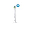 Philips Sonicare W2c Optimal Baltos kompaktiškos Sonic dantų šepetėlio galvutės, HX6074/27, 4 vnt.